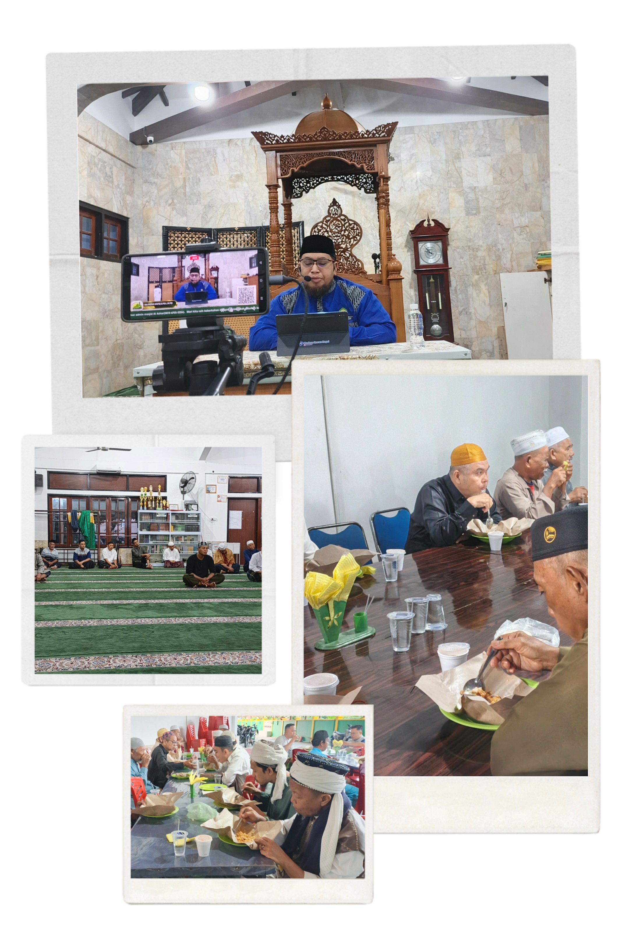 MEMPERERAT UKHUWAH, MASJID BESAR AL AZHAR GELAR KAJIAN RUTIN DAN SARAPAN PAGI BERSAMA